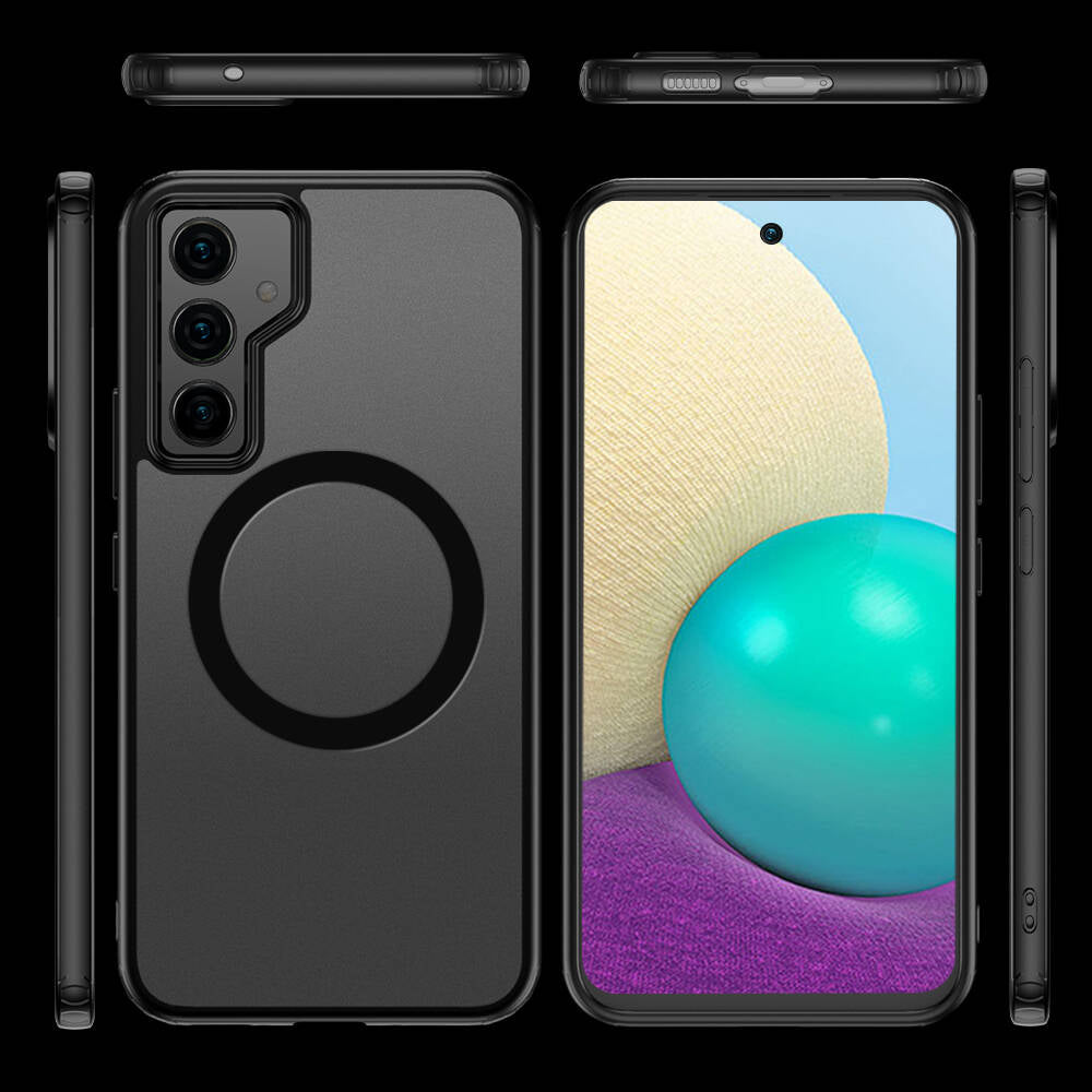 Cepax Matte Magsafe Galaxy S23 FE Sert PC Arka Yüzey Kablosuz Şarj Özellikli Telefon Kılıfı - 7 Cepax Matte Magsafe Galaxy S23 FE Sert PC Arka Yüzey Kablosuz Şarj Özellikli Telefon Kılıfı - 7